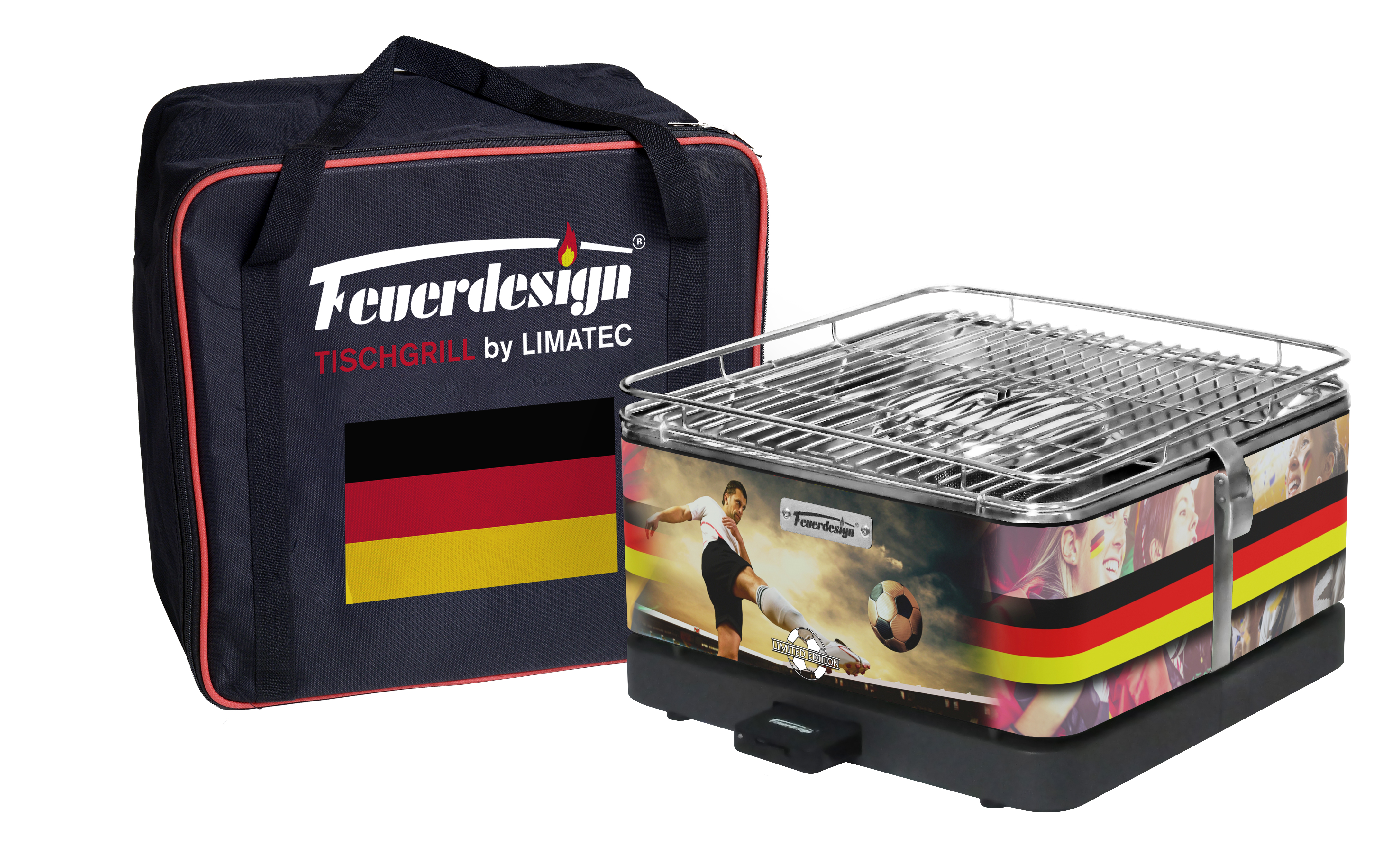 Feuerdesign Teide Fussball DE Grill